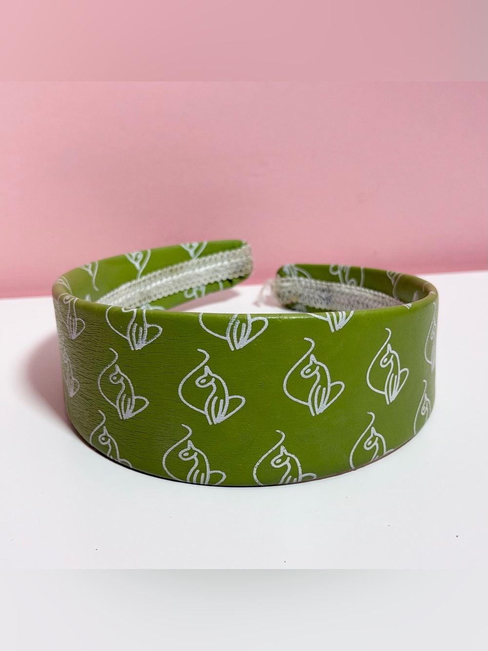 Vintage Y2K mcbling green babyphat headband